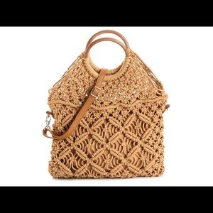 MACRAME RING CROSSBODY BAG